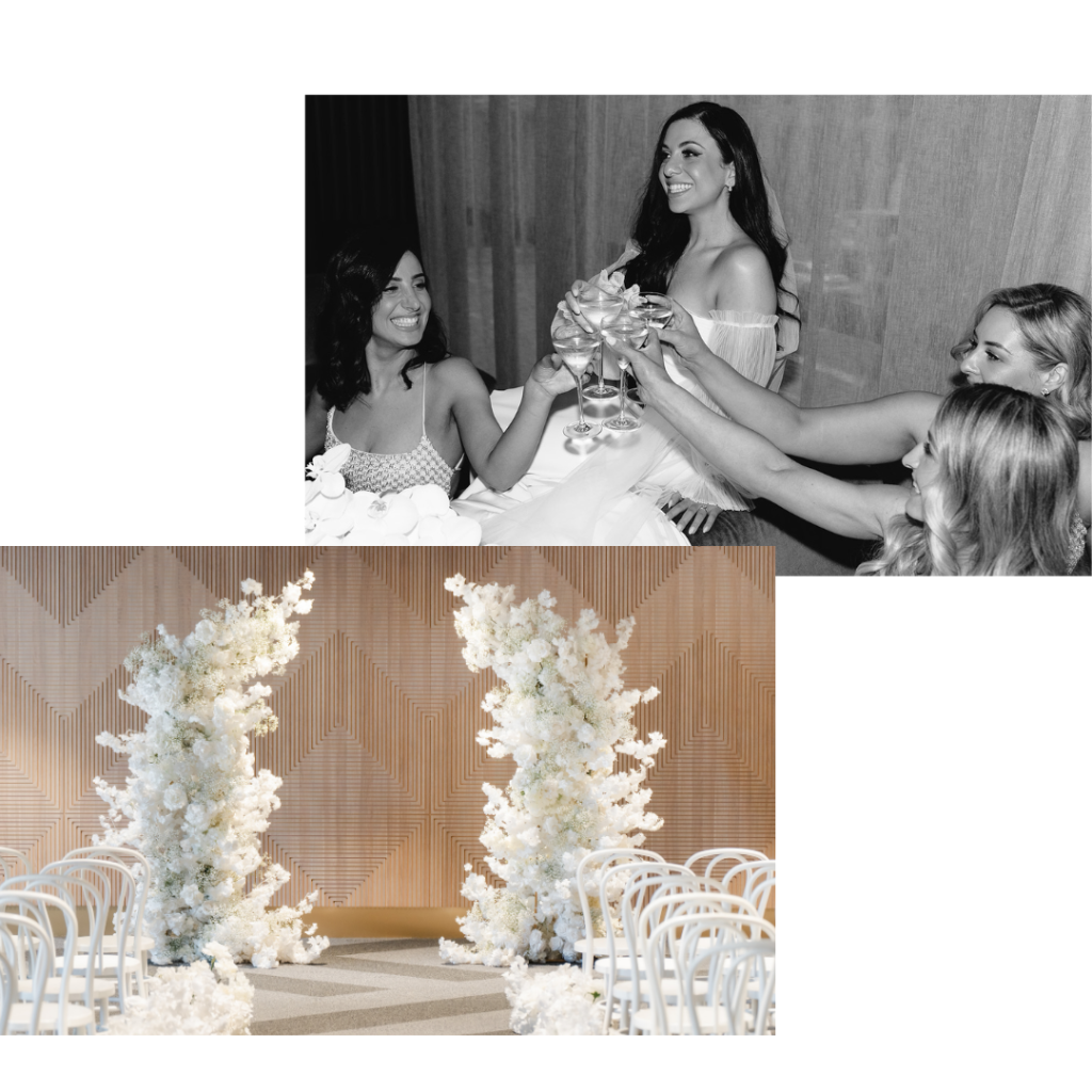 bride at a last minute wedding venue